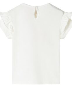 Kindershirt 128 ecru