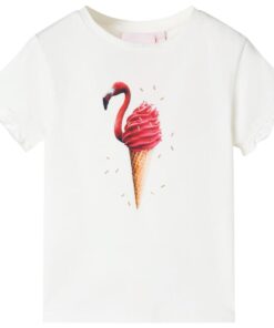 Kindershirt 128 ecru