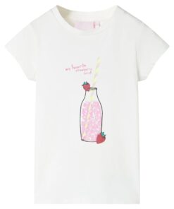 Kindershirt 128 ecru