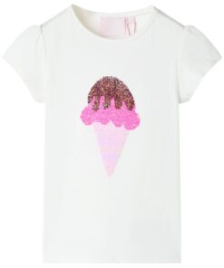 Kindershirt 128 ecru