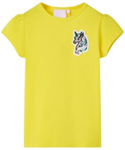 Kindershirt 128 felgeel