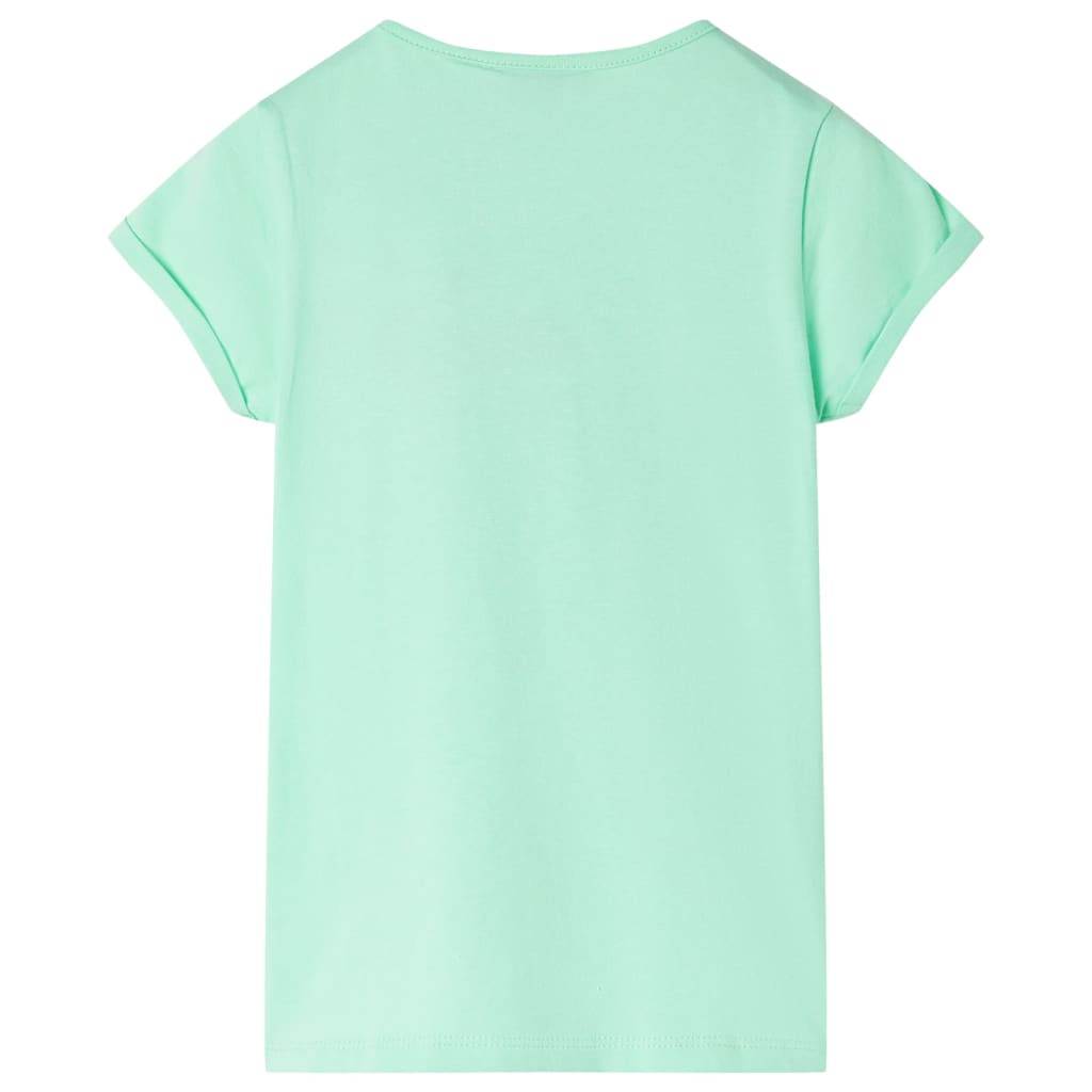 Kindershirt 128 felgroen