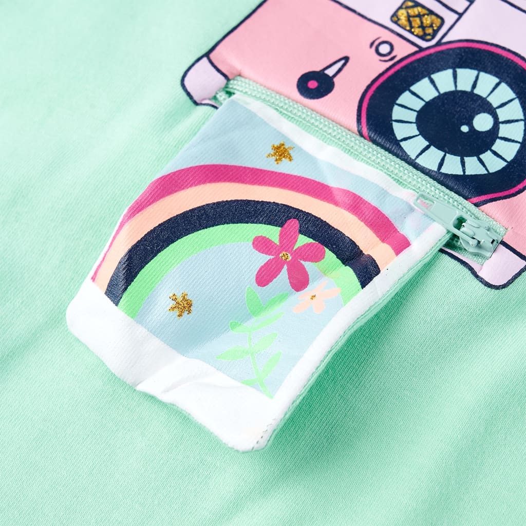 Kindershirt 128 felgroen - Image 5