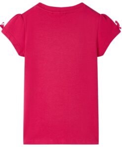 Kindershirt 128 felroze