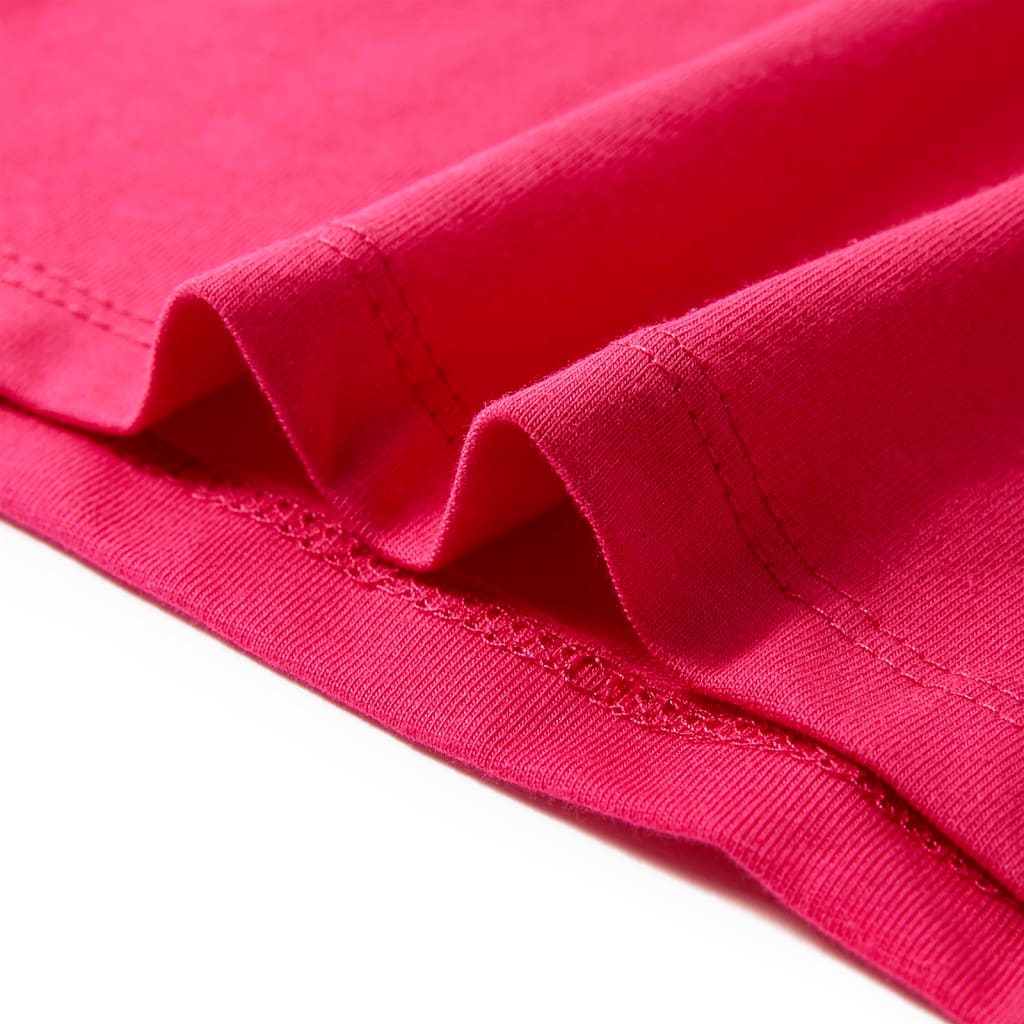 Kindershirt 128 felroze - Image 6