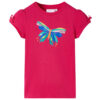 Kindershirt 128 felroze