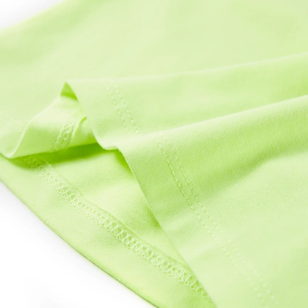 Kindershirt 128 fluorescerend geel - Image 6