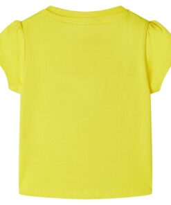 Kindershirt 128 geel
