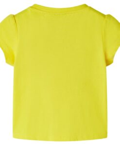 Kindershirt 128 geel
