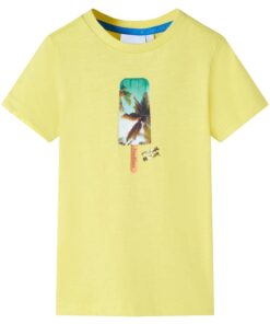 Kindershirt 128 geel