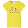 Kindershirt 128 geel