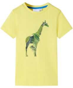 Kindershirt 128 geel