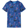 Kindershirt 128 gemêleerd donkerblauw