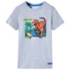 Kindershirt 128 grijs