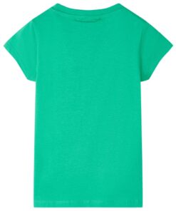 Kindershirt 128 groen