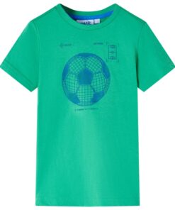 Kindershirt 128 groen