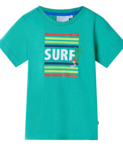 Kindershirt 128 groen