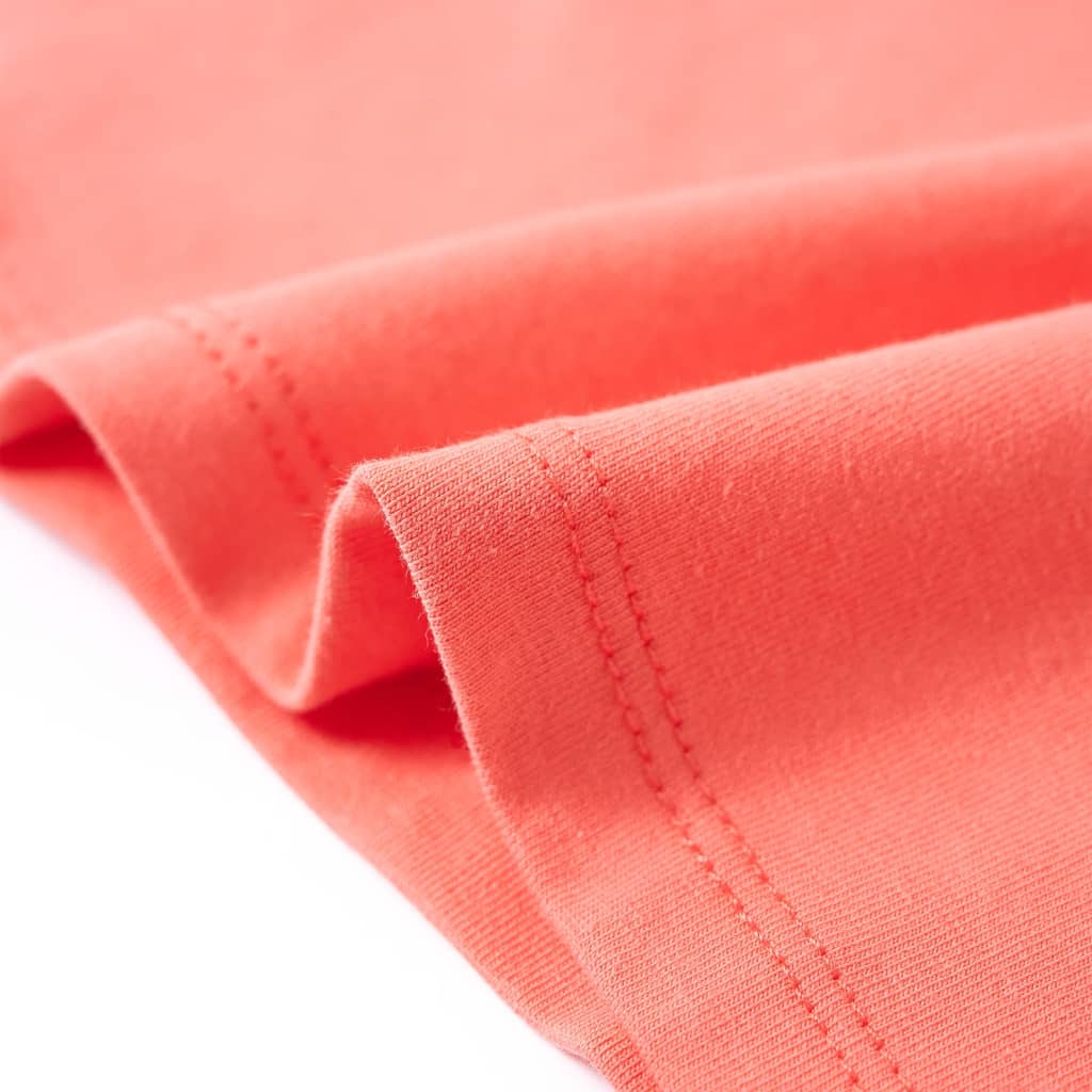 Kindershirt 128 koraalkleurig - Image 6