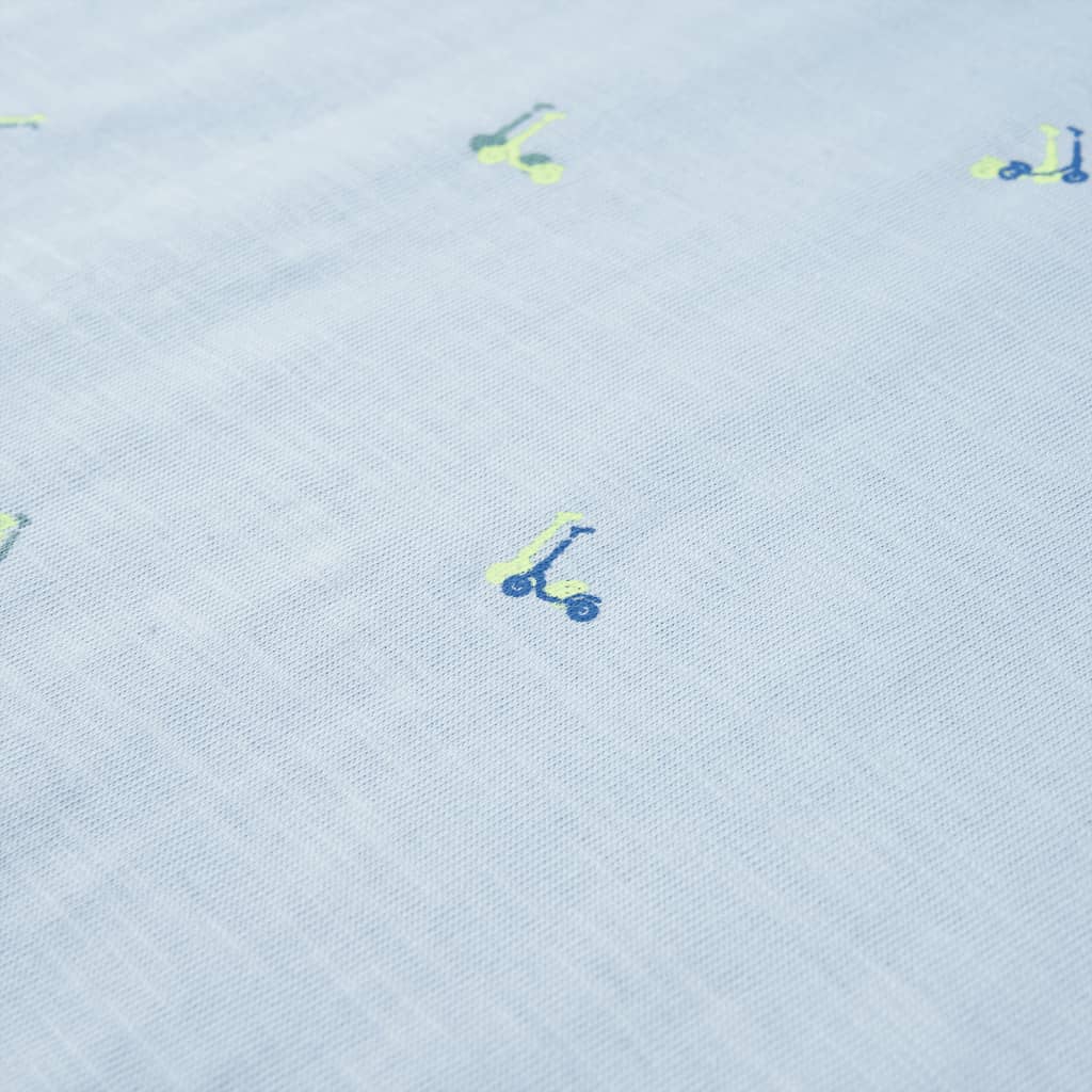 Kindershirt 128 lichtblauw - Image 4