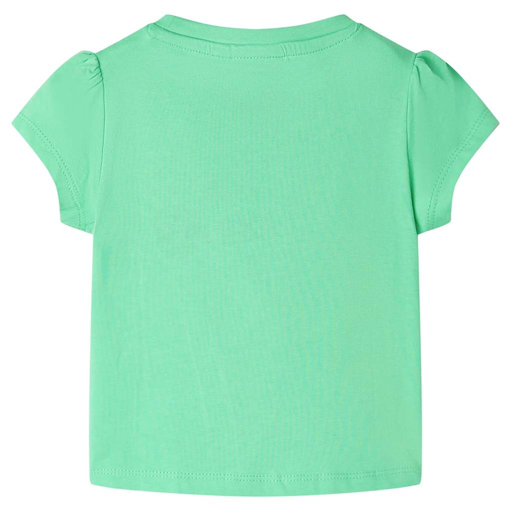 Kindershirt 128 lichtgroen