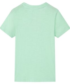 Kindershirt 128 lichtgroen