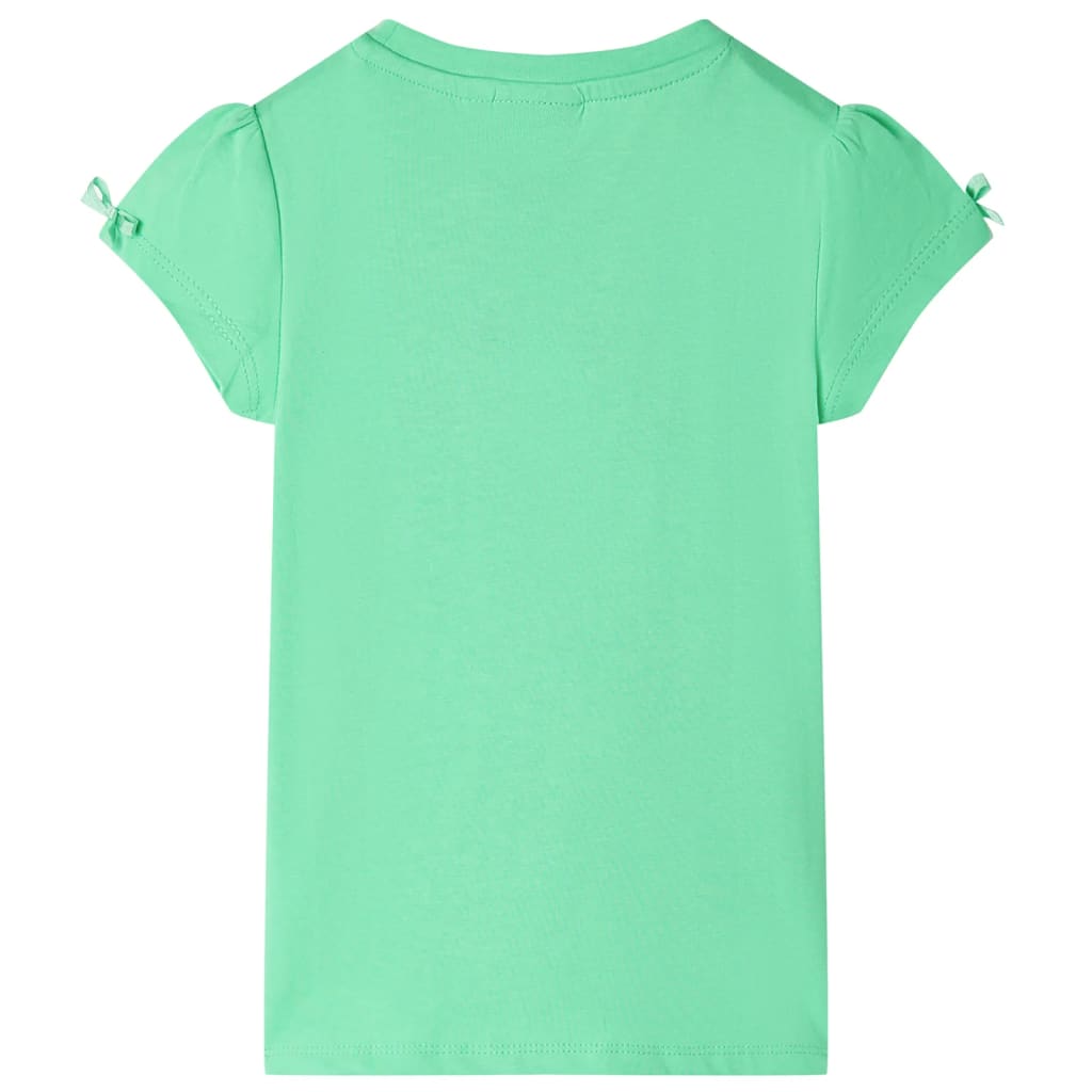 Kindershirt 128 lichtgroen