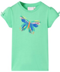 Kindershirt 128 lichtgroen