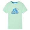 Kindershirt 128 lichtgroen