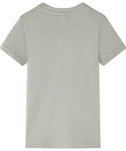 Kindershirt 128 lichtkakikleurig