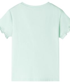Kindershirt 128 lichtmint