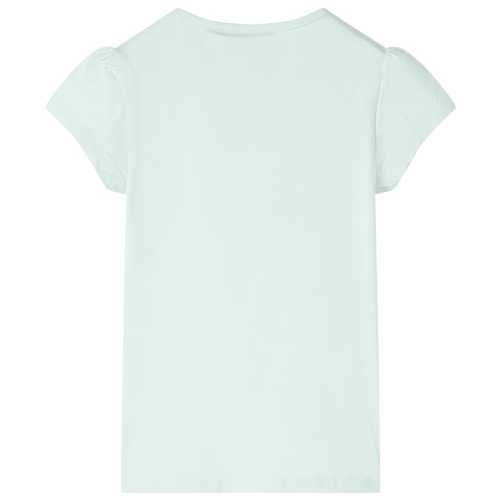 Kindershirt 128 lichtmint