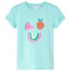 Kindershirt 128 lichtmint