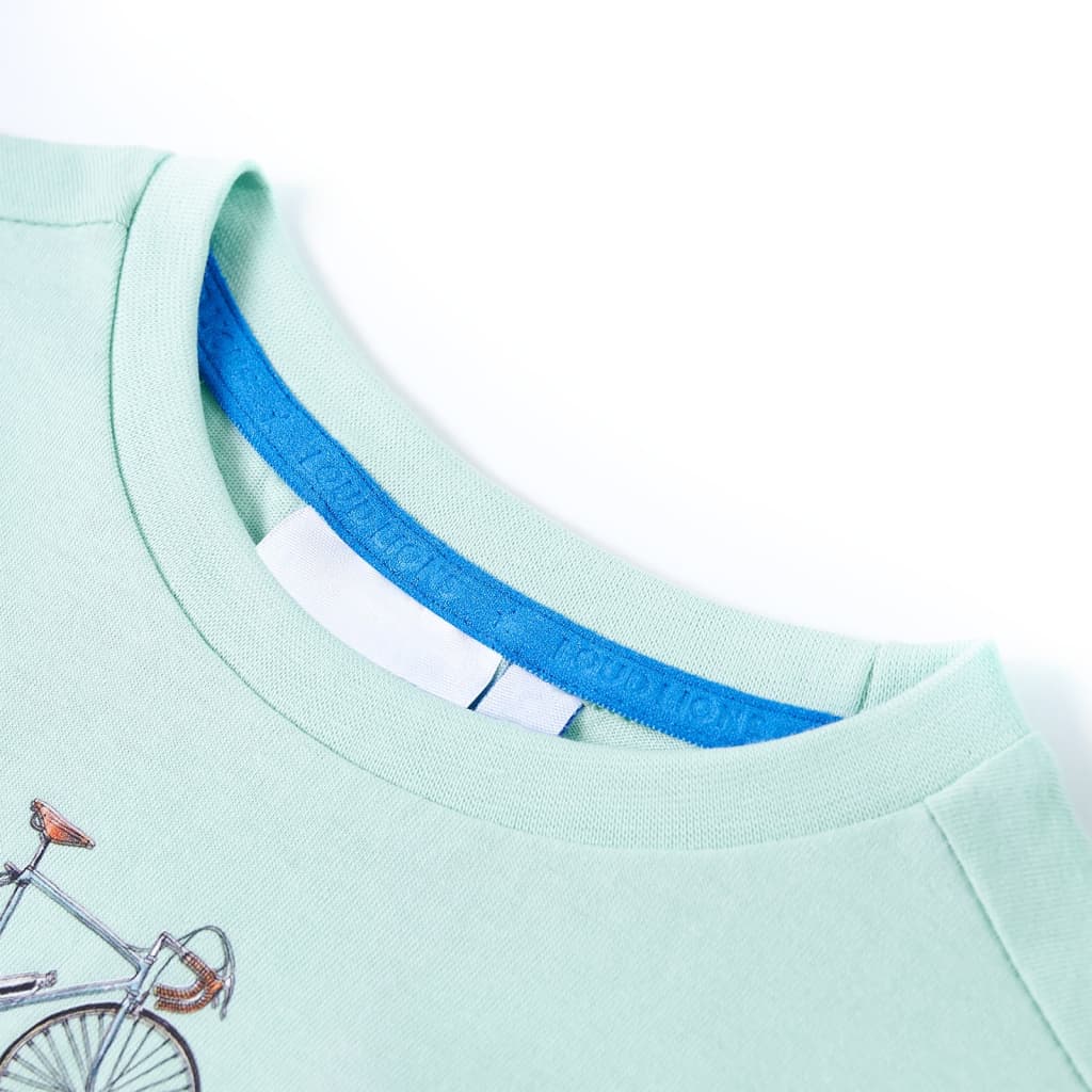 Kindershirt 128 lichtmint - Image 3