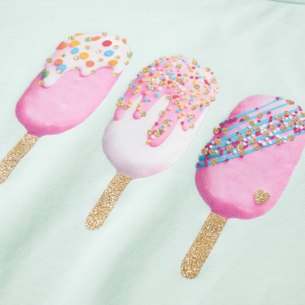 Kindershirt 128 lichtmint - Image 4