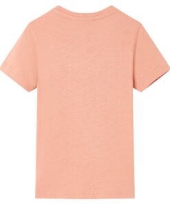 Kindershirt 128 lichtoranje