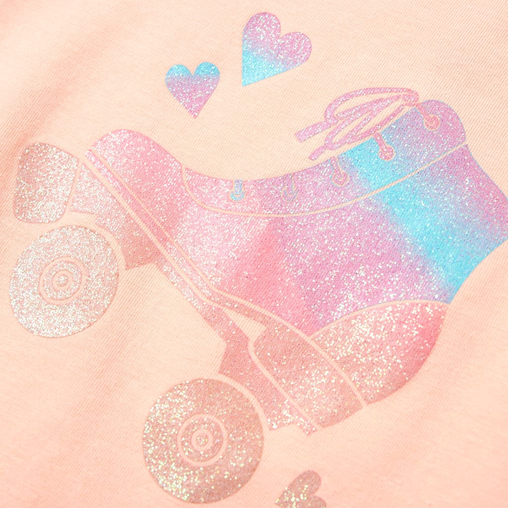 Kindershirt 128 lichtoranje - Image 4