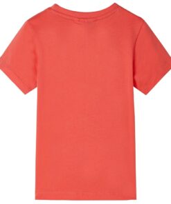 Kindershirt 128 lichtrood