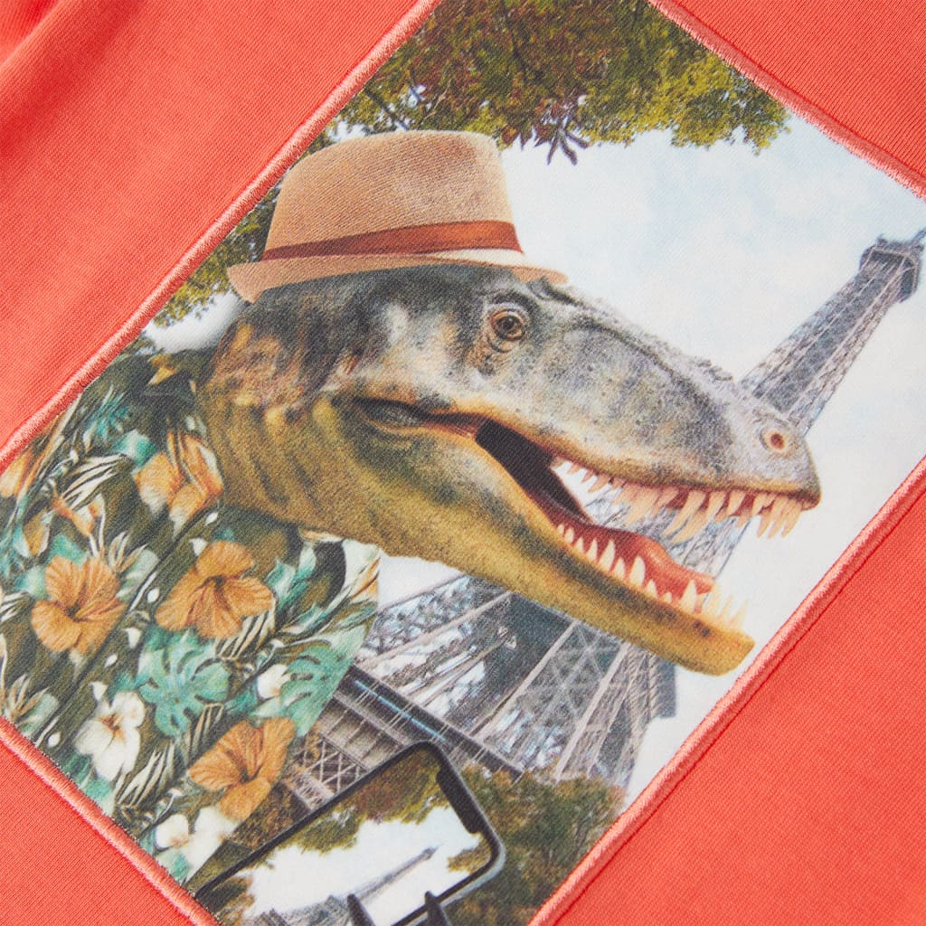 Kindershirt 128 lichtrood - Image 4