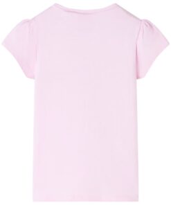 Kindershirt 128 lichtroze