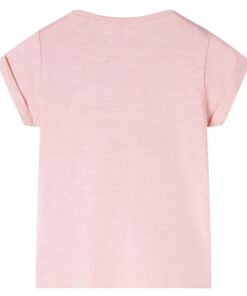 Kindershirt 128 lichtroze