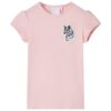 Kindershirt 128 lichtroze