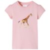 Kindershirt 128 lichtroze