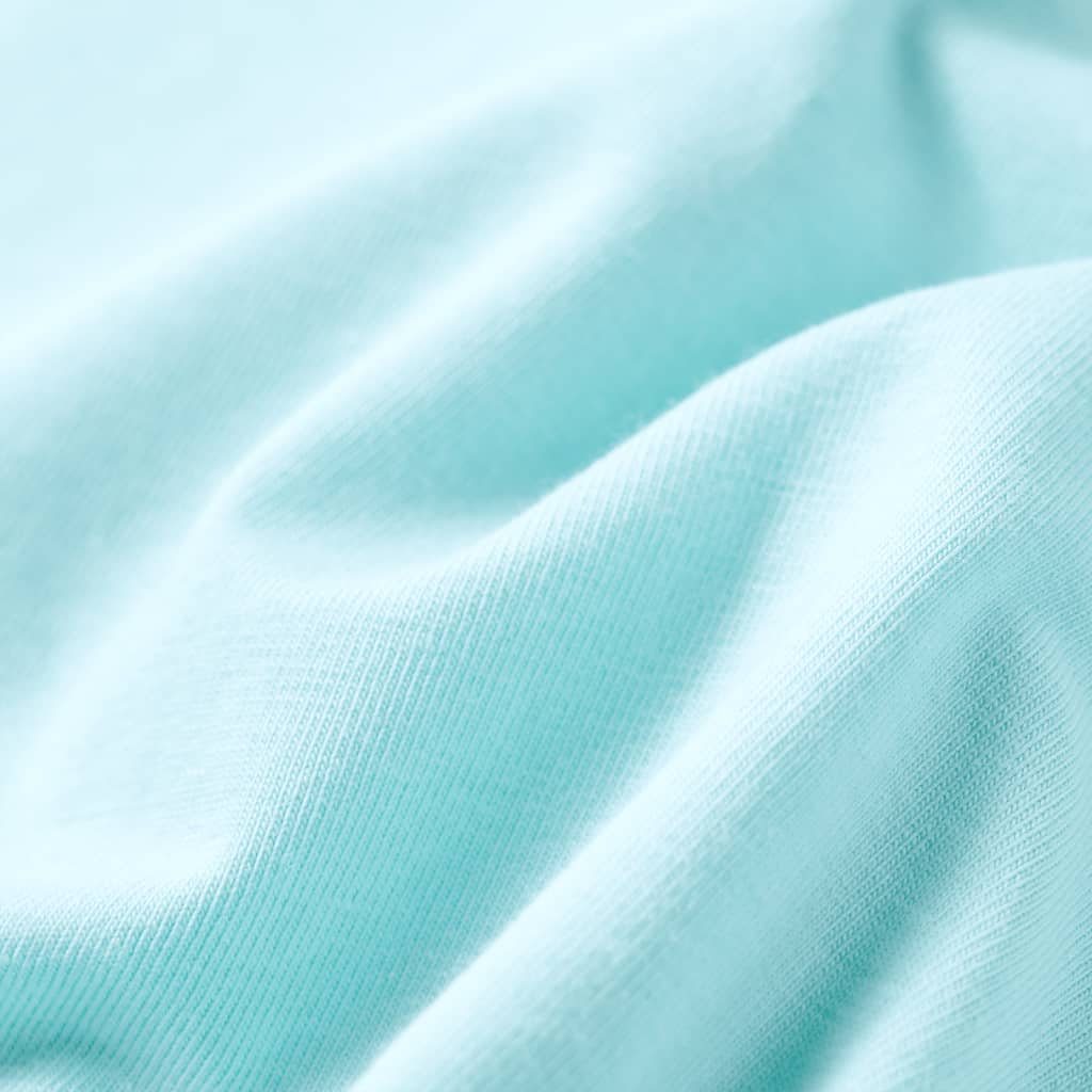 Kindershirt 128 lichtzeeblauw - Image 6