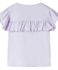 Kindershirt 128 lila