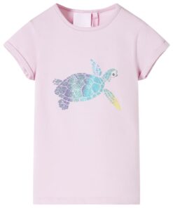 Kindershirt 128 lila