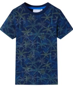 Kindershirt 128 marineblauw