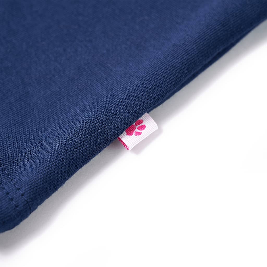 Kindershirt 128 marineblauw - Image 5