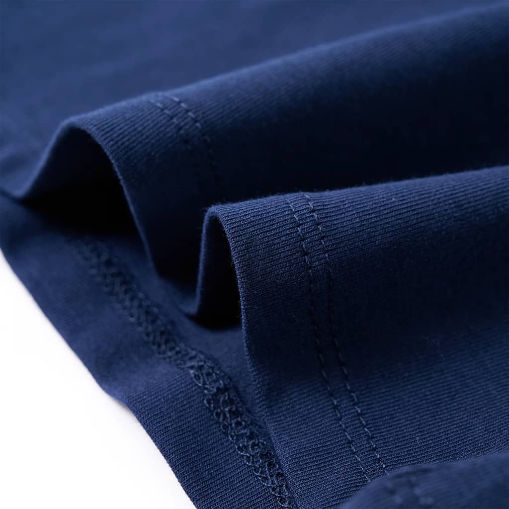 Kindershirt 128 marineblauw - Image 6