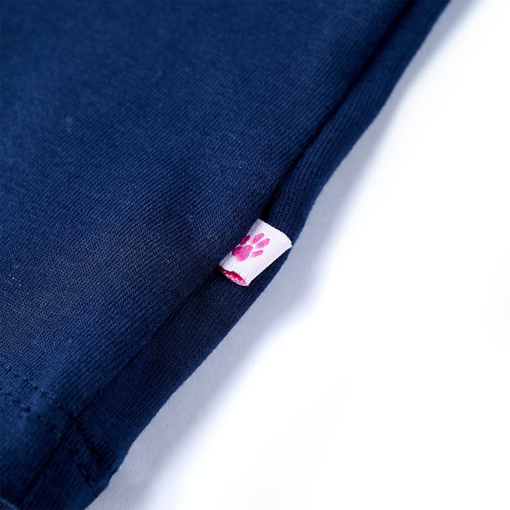 Kindershirt 128 marineblauw - Image 6