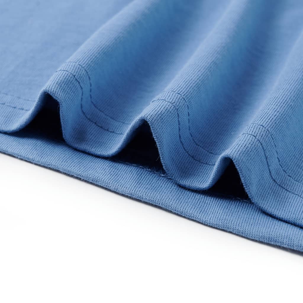 Kindershirt 128 middenblauw - Image 6